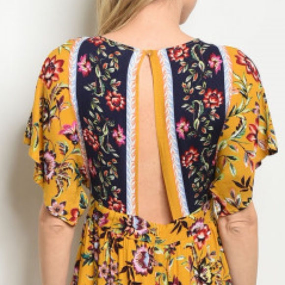 Sophia's Rooftop Garden Boho Floral Maxi Dress!<3 - Picture 4 of 6
